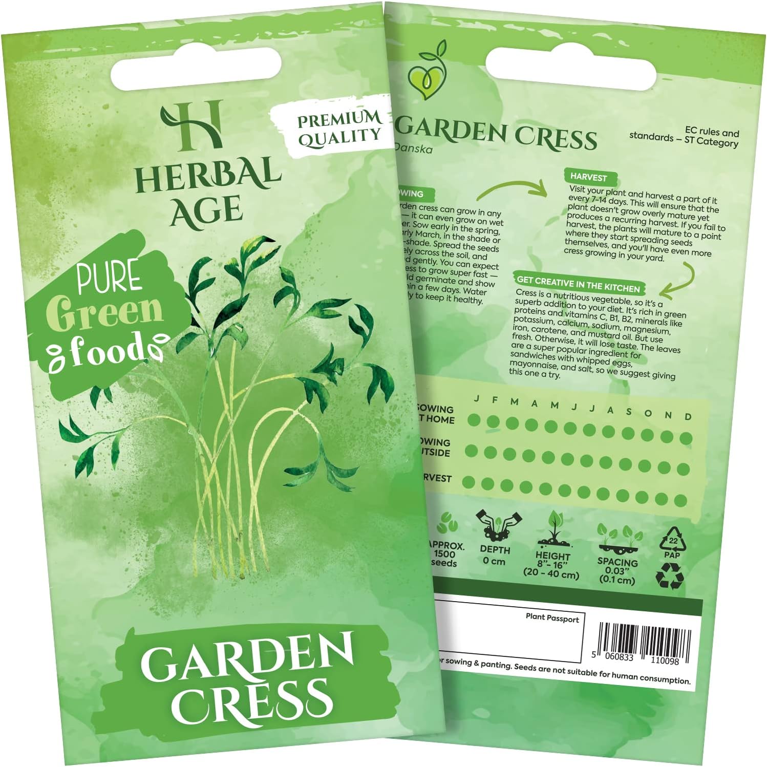 Premium Garden Cress Seeds