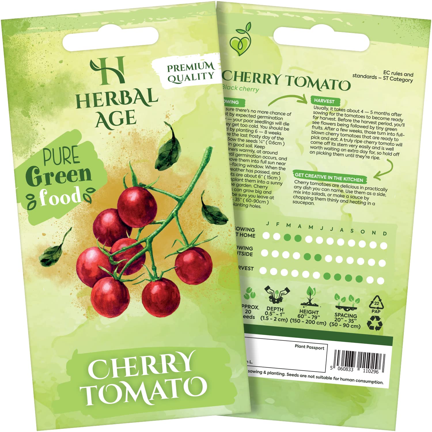 HERBAL AGE Grow Your Own Kits, Beetroot Vegetable Seeds for Planting UK, 200 Plants Heirloom Seed Box, Plant Seeds Indoor & Outdoor UK, Garden Gifts for Women, Man, Kids, Salad and Vegs Lovers