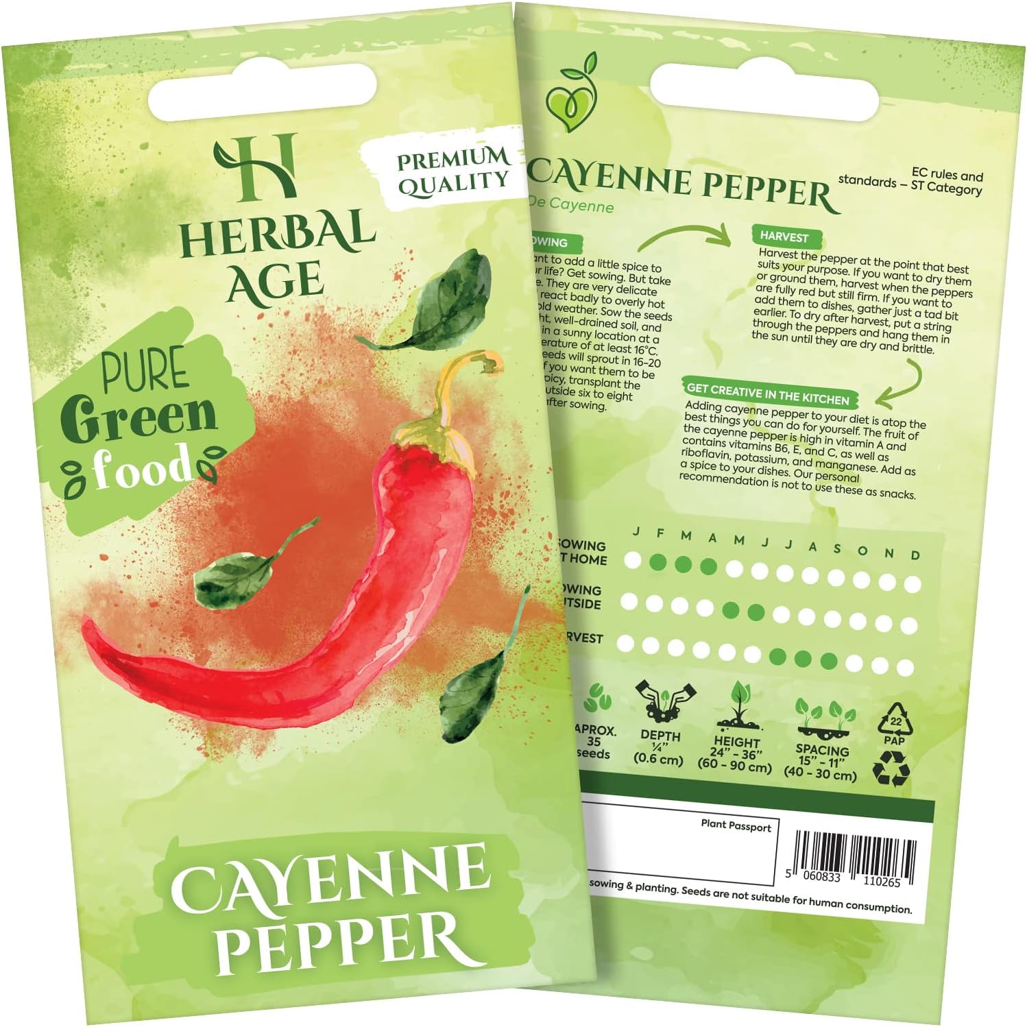 Premium Cayenne Pepper Seeds