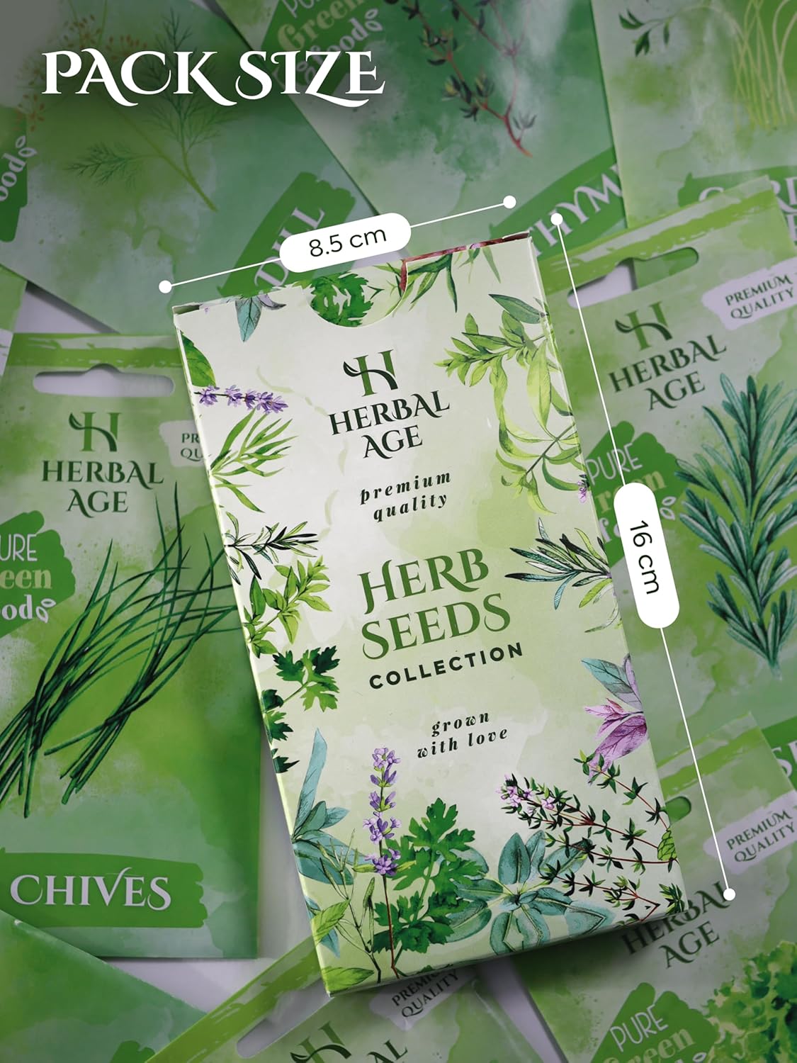 Grow Your Own Herbs & Tomatoes – 26 Plants Varieties of Garden Seeds, 9,200+ Winter Seeds Kit for Planting UK, Allotment & Gardening Gift Ideas – Unusual Christmas Gifts for Women, Men or Couples