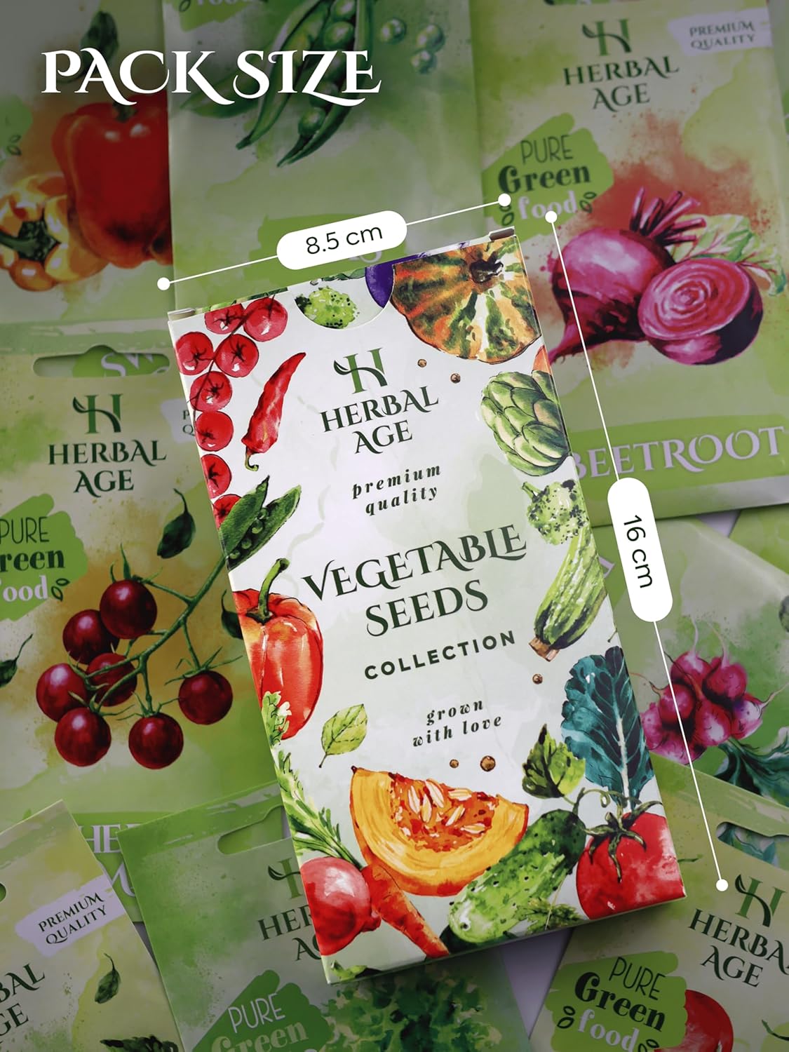 Grow Your Own Herbs, Vegetables & Tomatoes – 38 Plants Varieties of Garden Seeds, 14,400+ Winter Seeds Kit for Planting UK, Allotment & Gardening Gift Ideas – Unusual Christmas Gifts for Women & Men