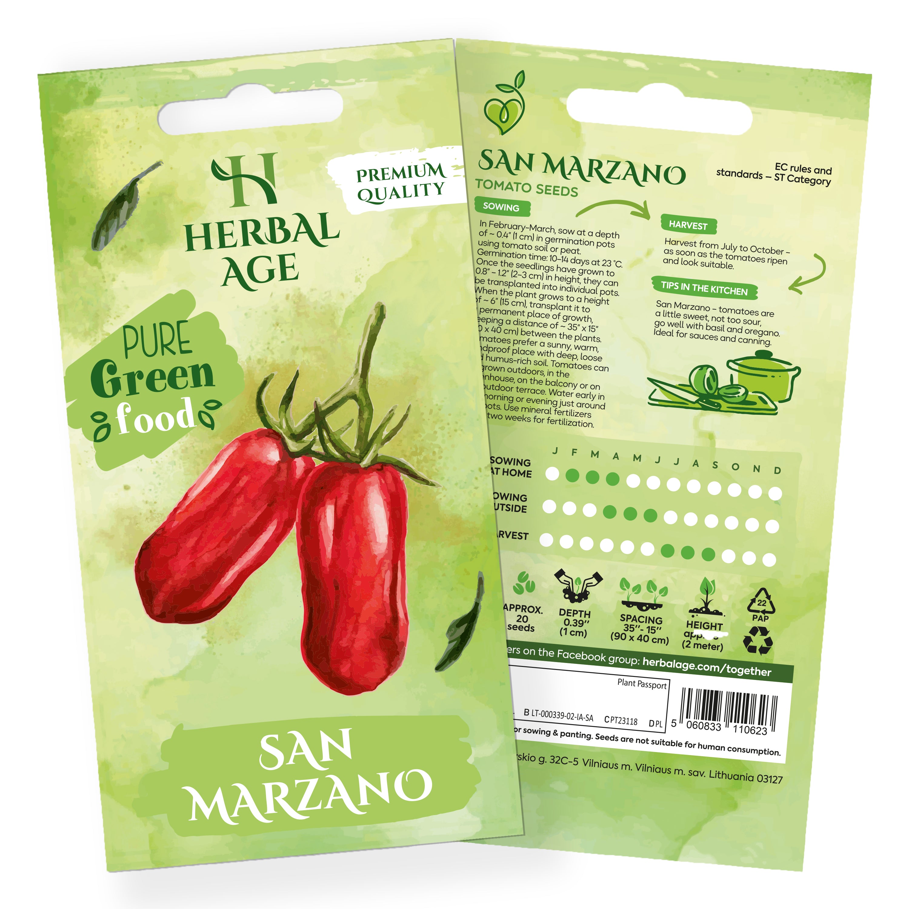 Premium San Marzano Tomato Seeds